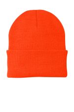 Port Authority Knit Cap. CP90 Athletic Orange