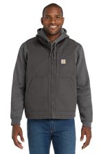 Carhartt Sherpa-Lined Mock Neck Vest CT104277 Gravel