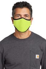 Carhartt Cotton Ear Loop Face Mask (3 pack) CT105160 Brite Lime