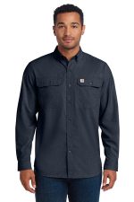 Carhartt Force Solid Long Sleeve Shirt CT105291 Navy