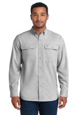 Carhartt Force Solid Long Sleeve Shirt CT105291 Steel