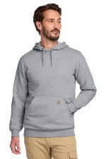Carhartt Midweight Hooded Sweatshirt. CTK121 Heather Grey