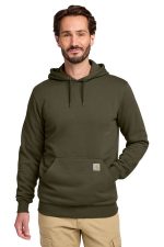 Carhartt Midweight Hooded Sweatshirt. CTK121 Moss