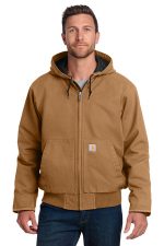 Carhartt Tall Washed Duck Active Jac. CTT104050 Carhartt Brown