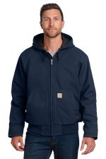 Carhartt Tall Washed Duck Active Jac. CTT104050 Navy