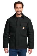 Carhartt Tall Duck Traditional Coat. CTT106674 Black