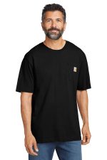 Carhartt Tall Workwear Pocket Short Sleeve T-Shirt. CTTK87 Black