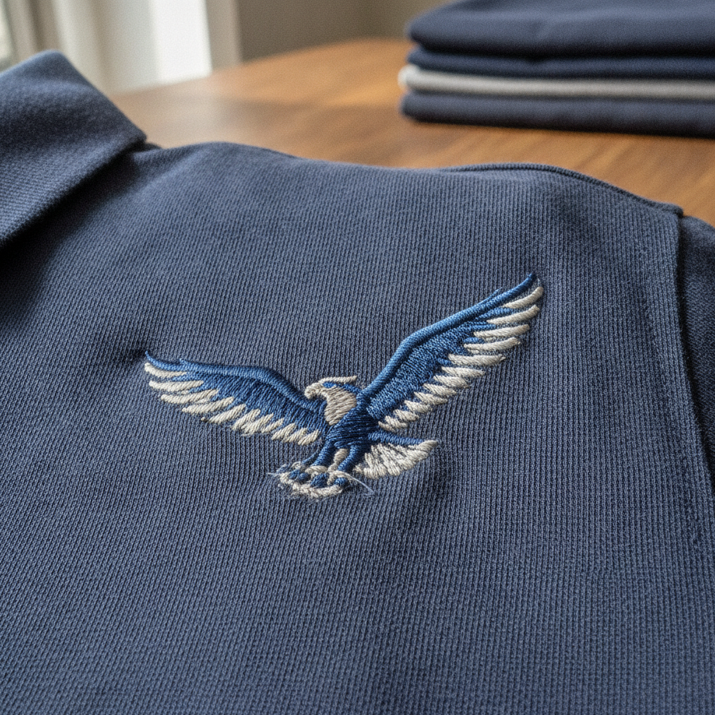 Embroidered