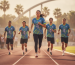 Young athletes in — youth sports jerseys