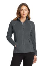 Eddie Bauer Women's Full-Zip Microfleece Jacket. EB225 Grey Steel