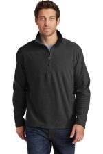 Eddie Bauer 1/2-Zip Microfleece Jacket. EB226 Black