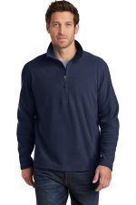 Eddie Bauer 1/2-Zip Microfleece Jacket. EB226 Navy