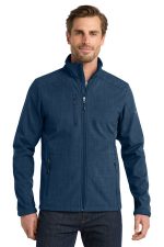 Eddie Bauer Shaded Crosshatch Soft Shell Jacket. EB532 Blue