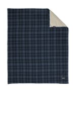 Eddie Bauer Woodland Blanket EB750 River Blue Navy/ Bone