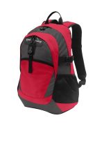 Eddie Bauer Ripstop Backpack. EB910 Radish/ Grey Steel