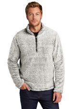 Port Authority Cozy 1/4-Zip Fleece F130 Grey Heather