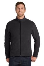Port Authority Ultra Warm Brushed Fleece Jacket. F211 Graphite/ Deep Black