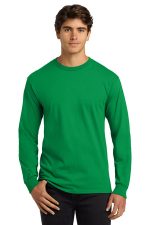 Gildan - Ultra Cotton 100% US Cotton Long Sleeve T-Shirt. G2400 Irish Green