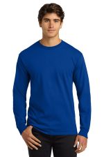 Gildan - Ultra Cotton 100% US Cotton Long Sleeve T-Shirt. G2400 Royal