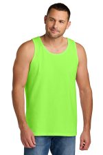 Gildan Heavy Cotton Tank Top. G5200 Neon Green