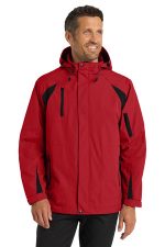 Port Authority All-Season II Jacket. J304 True Red/ Black
