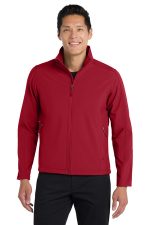 Port Authority Core Soft Shell Jacket. J317 Rich Red