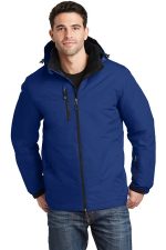 Port Authority Vortex Waterproof 3-in-1 Jacket. J332 Night Sky Blue/ Black