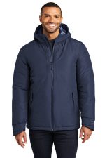 Port Authority Venture Waterproof Insulated Jacket J362 Dress Blue Navy