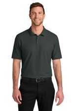 Port Authority Wearever Signature Pique Polo K200 Grey Smoke
