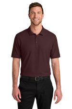 Port Authority Wearever Signature Pique Polo K200 Maroon