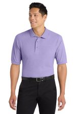 Port Authority Extended Size Silk Touch Polo K500ES Bright Lavender