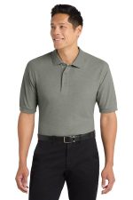 Port Authority Extended Size Silk Touch Polo K500ES Cool Grey