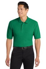 Port Authority Extended Size Silk Touch Polo K500ES Kelly Green