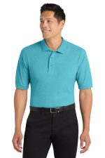 Port Authority Extended Size Silk Touch Polo K500ES Maui Blue