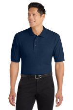 Port Authority Extended Size Silk Touch Polo K500ES Navy