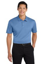 Port Authority Silk Touch Performance Polo. K540 Carolina Blue