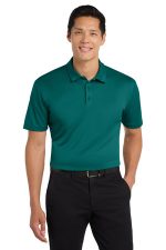 Port Authority Silk Touch Performance Polo. K540 Teal Green