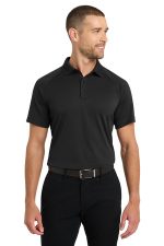 Port Authority Crossover Raglan Polo. K575 Black
