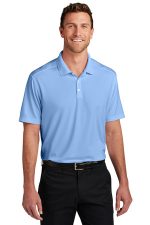 Port Authority City Stretch Flat Knit Polo K683 Swiss Blue