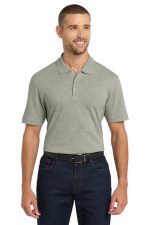 Port Authority EZCotton Polo. K8000 Oxford Heather