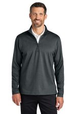 Port Authority C-FREE Double Knit 1/4-Zip K880 Grey Steel Heather