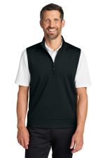 Port Authority C-FREE Double Knit 1/4-Zip Vest K880V Deep Black