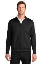 Port Authority C-FREE Double Knit Full-Zip K881 Deep Black