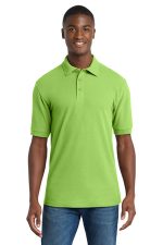 Port & Co Core Blend Pique Polo. KP155 Lime