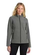 Port Authority Women's Core Soft Shell Jacket. L317 Pearl Grey Heather