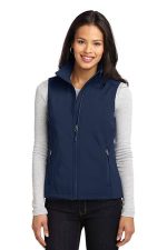 Port Authority Women's Core Soft Shell Vest. L325 Dress Blue Navy