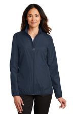 Port Authority Women's Zephyr Full-Zip Jacket. L344 Dress Blue Navy