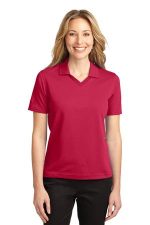 Port Authority Women's Rapid Dry Polo. L455 Red