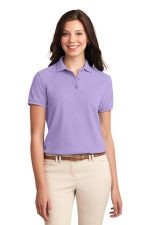 Port Authority Women's Silk Touch Polo. L500 Bright Lavender