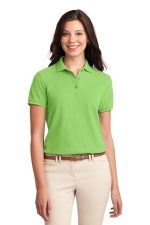 Port Authority Women's Silk Touch Polo. L500 Lime